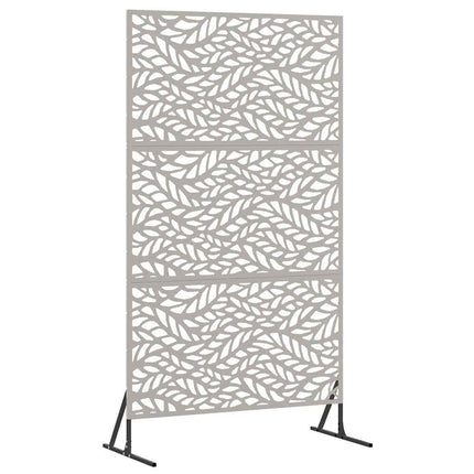Privatlivsskærm 100 x 50 x 180 cm Cortenstål Rusten