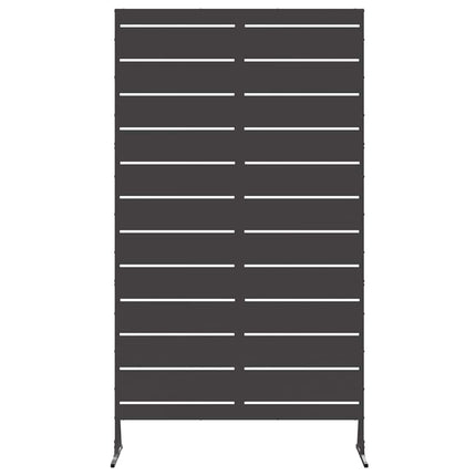 Privatlivsskærm 100 x 50 x 180 cm Stål Sort