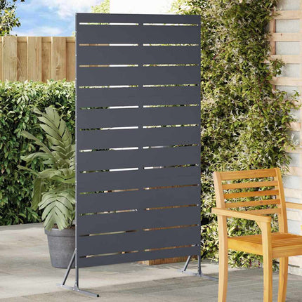 Privatlivsskærm 100 x 50 x 180 cm Stål Antracit