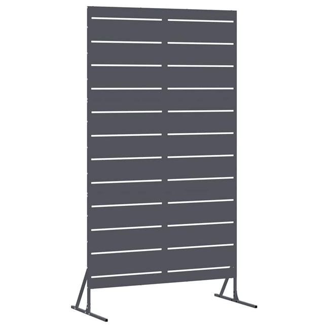 Privatlivsskærm 100 x 50 x 180 cm Stål Antracit
