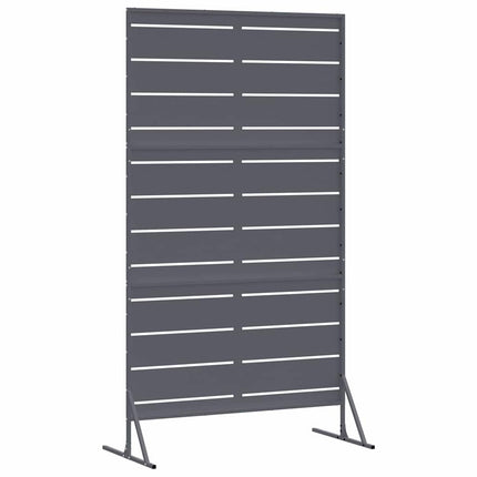 Privatlivsskærm 100 x 50 x 180 cm Stål Antracit