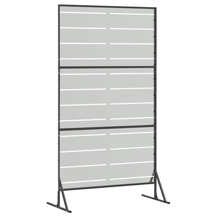 Privatlivsskærm 100 x 50 x 180 cm Galvaniseret stål Sølv