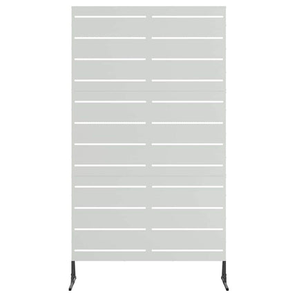 Privatlivsskærm 100 x 50 x 180 cm Galvaniseret stål Sølv