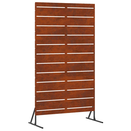 Privatlivsskærm 100 x 50 x 180 cm Cortenstål Rusten