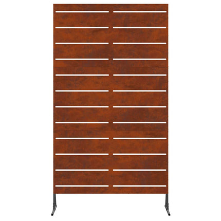 Privatlivsskærm 100 x 50 x 180 cm Cortenstål Rusten