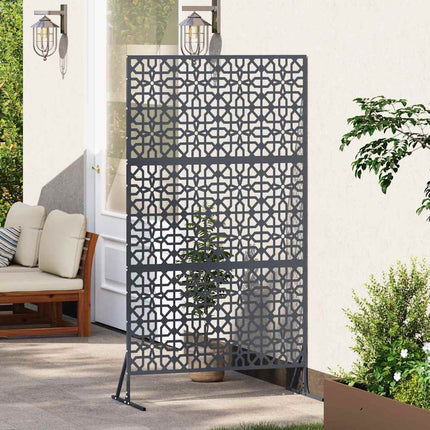 Privatlivsskærm 100 x 50 x 180 cm Stål Antracit