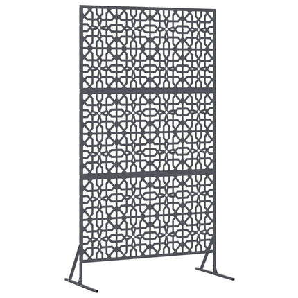 Privatlivsskærm 100 x 50 x 180 cm Stål Antracit