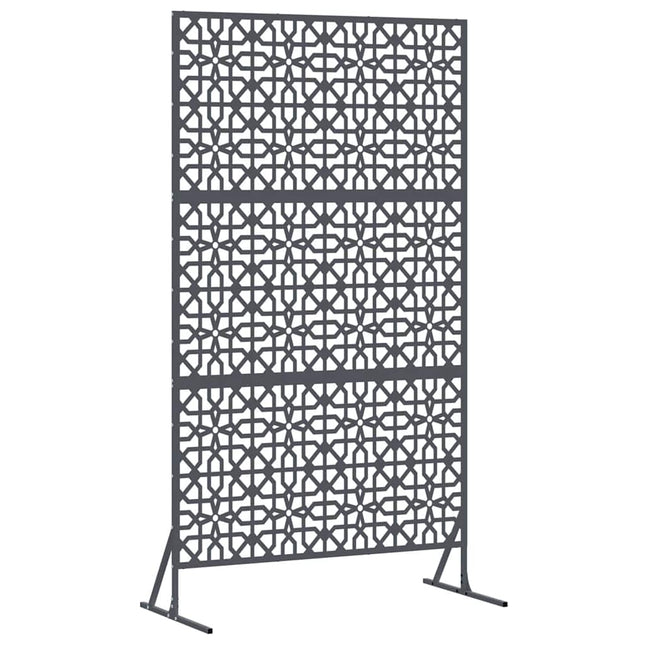 Privatlivsskærm 100 x 50 x 180 cm Stål Antracit