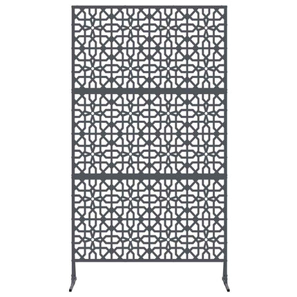 Privatlivsskærm 100 x 50 x 180 cm Stål Antracit