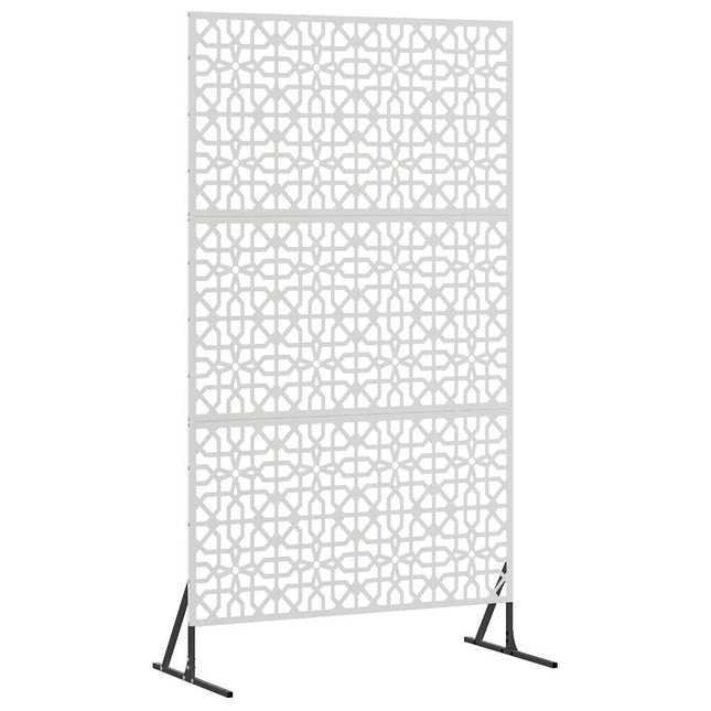 Privatlivsskærm 100 x 50 x 180 cm Rustfrit stål Sølv