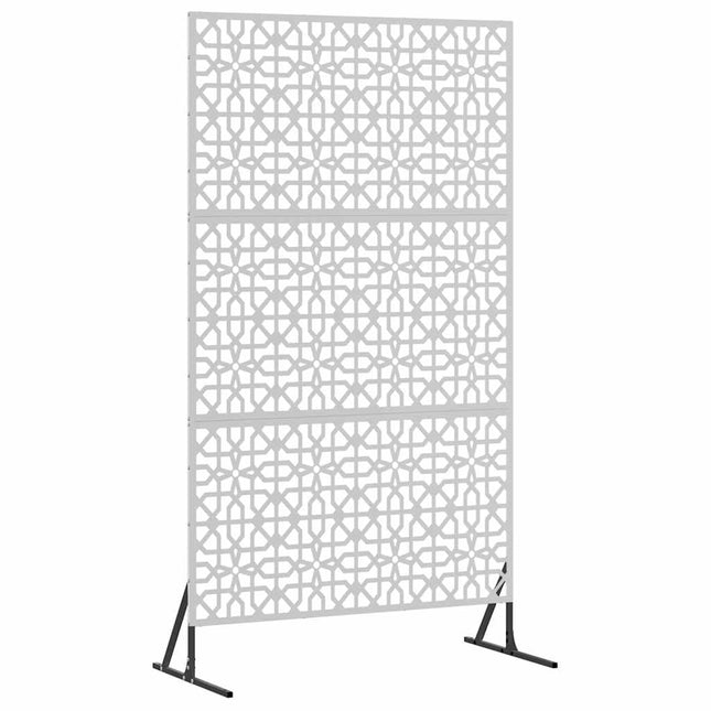 Privatlivsskærm 100 x 50 x 180 cm Galvaniseret stål Sølv