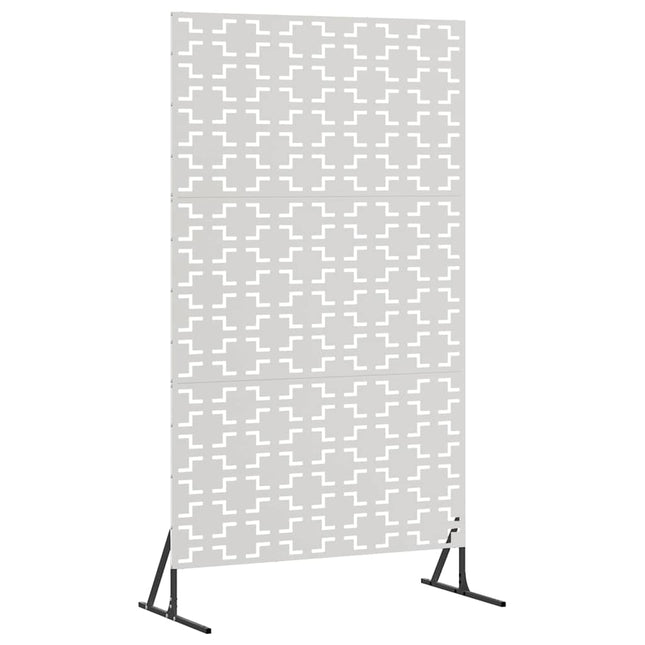 Privatlivsskærm 100 x 50 x 180 cm Rustfrit stål Sølv