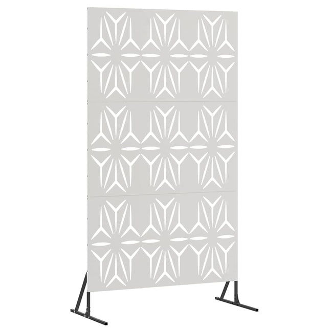 Privatlivsskærm 100 x 50 x 180 cm Rustfrit stål Sølv