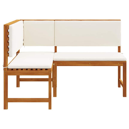 Have Stol med pude Brun 140 x 100 x 91cm Massivt akacietræ