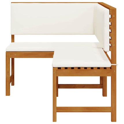 Have Stol med pude Brun 140 x 100 x 91cm Massivt akacietræ