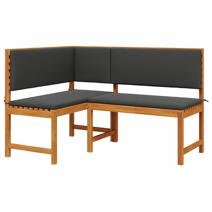 Have Stol med pude Brun 140 x 100 x 91cm Massivt akacietræ