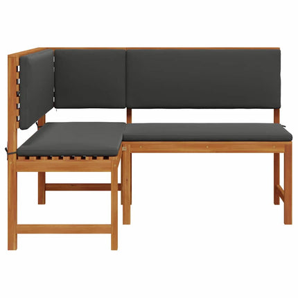 Have Stol med pude Brun 140 x 100 x 91cm Massivt akacietræ