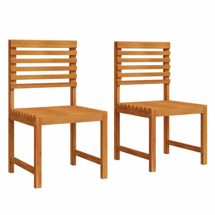 2 stk. Have Stol Massivt akacietræ Brun