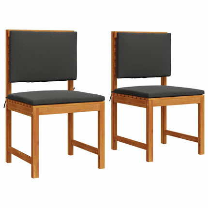 2 stk. Have Stol Massivt akacietræ Brun
