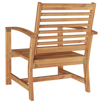 Stol 2 Stk Brun 65 x 60 x 76,5 cm Massiv Teaktræ