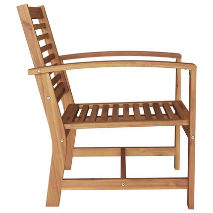 Stol 2 Stk Brun 65 x 60 x 76,5 cm Massiv Teaktræ