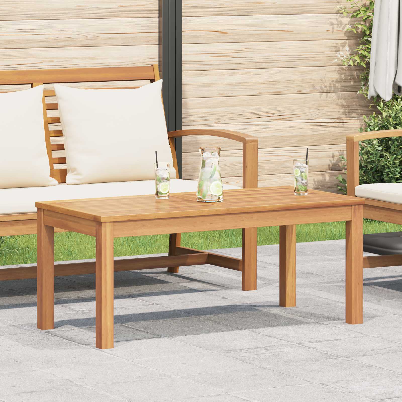Bord Brun 95 x 45 x 40 cm Massiv Teaktræ