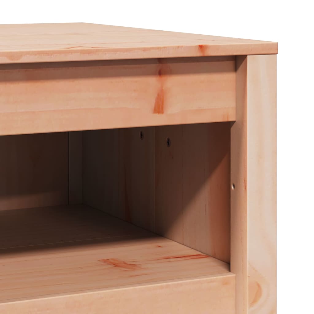 Køkkenskab med hylde Brun eg 55 x 55 x 92 cm Massiv fyrretræ