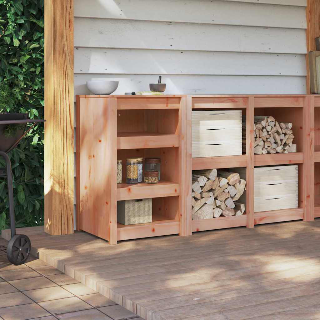 Køkkenskab med hylde Brun eg 55 x 55 x 92 cm Massiv fyrretræ