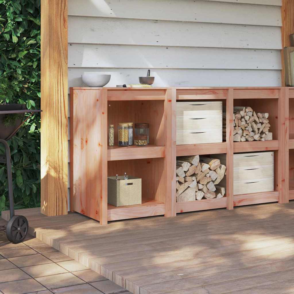 Køkkenskab med hylde Brun eg 55 x 55 x 92 cm Massiv fyrretræ