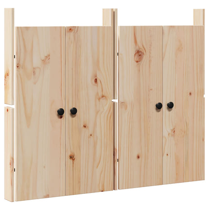 Køkkendør MEPPEL 2 pcs Creme 50 x 9 x 82 cm Massivt fyrretræ