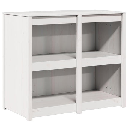 Køkkenskab MEPPEL Varm hvid 106 x 55 x 92 cm Massiv fyrretræ