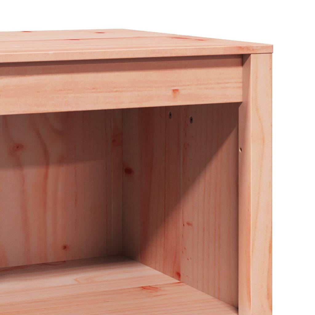 Køkkenskab med hylde Brun eg 106 x 55 x 92 cm Massiv fyrretræ