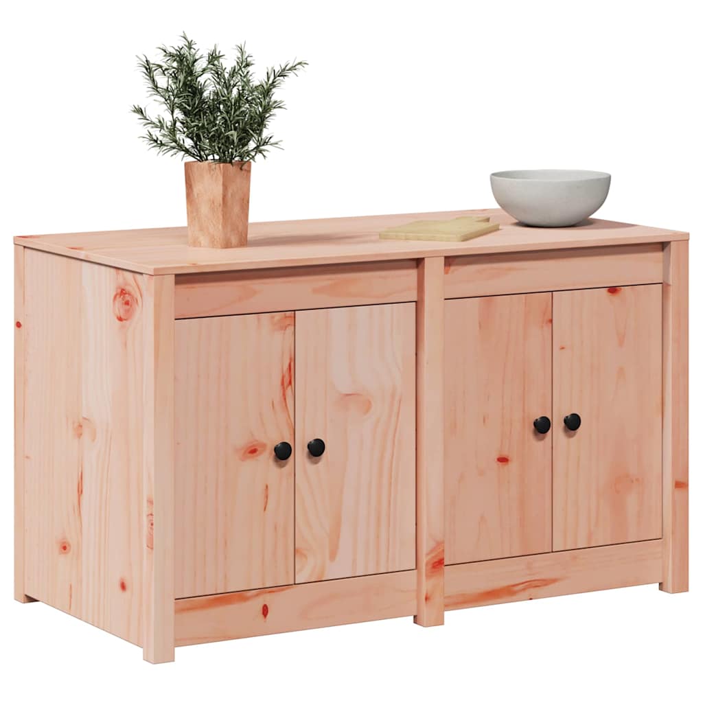 Køkkenskab med hylde Brun eg 106 x 55 x 64 cm Massivt fyrretræ