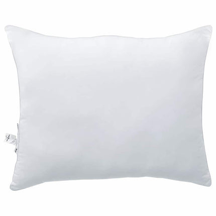 Hovedpude med pude Hvid 70 x 50 x 20 cm Bomuld og Polyester