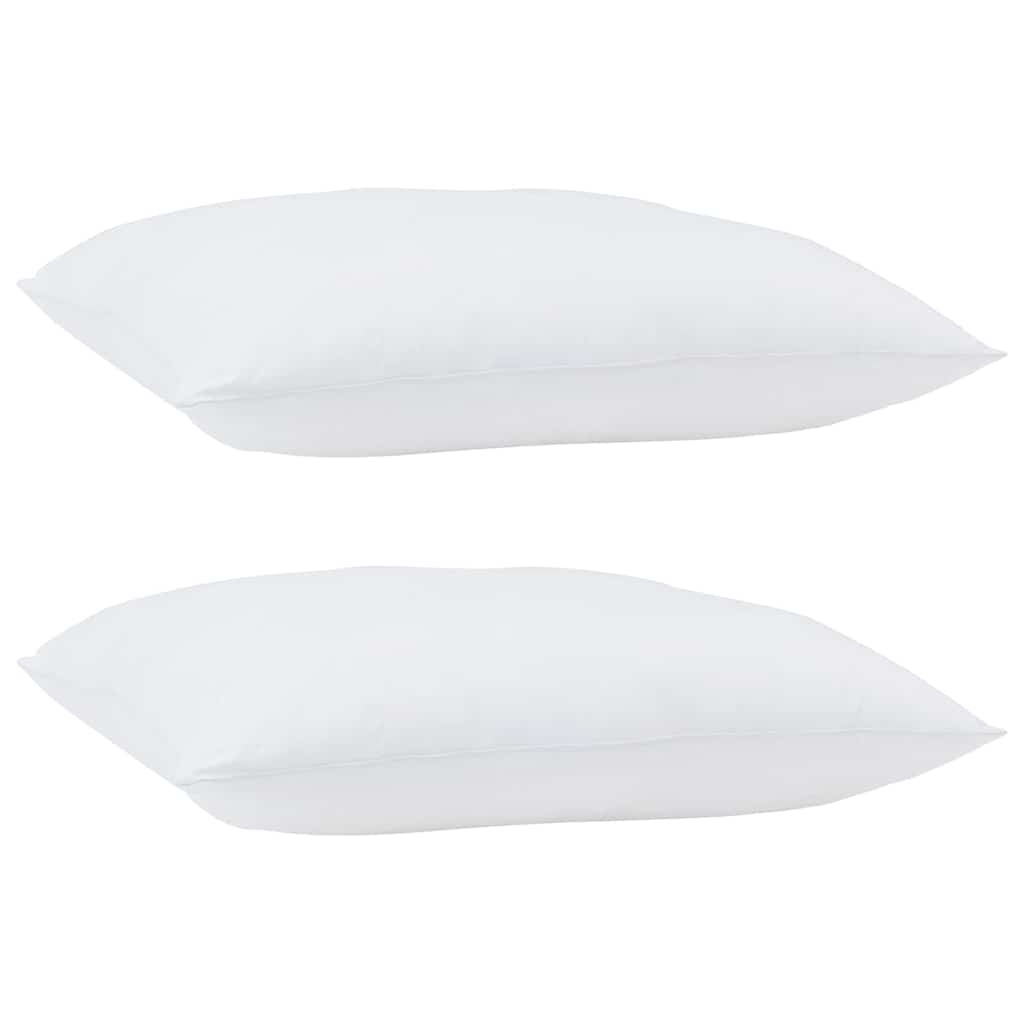Hovedpude 2 pcs Hvid 51 x 51 x 20 cm Bomuld og Polyester