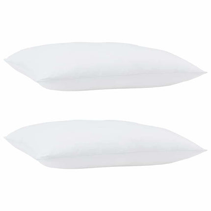 Hovedpude 2 pcs Hvid 70 x 52 x 20 cm Bomuld og Polyester
