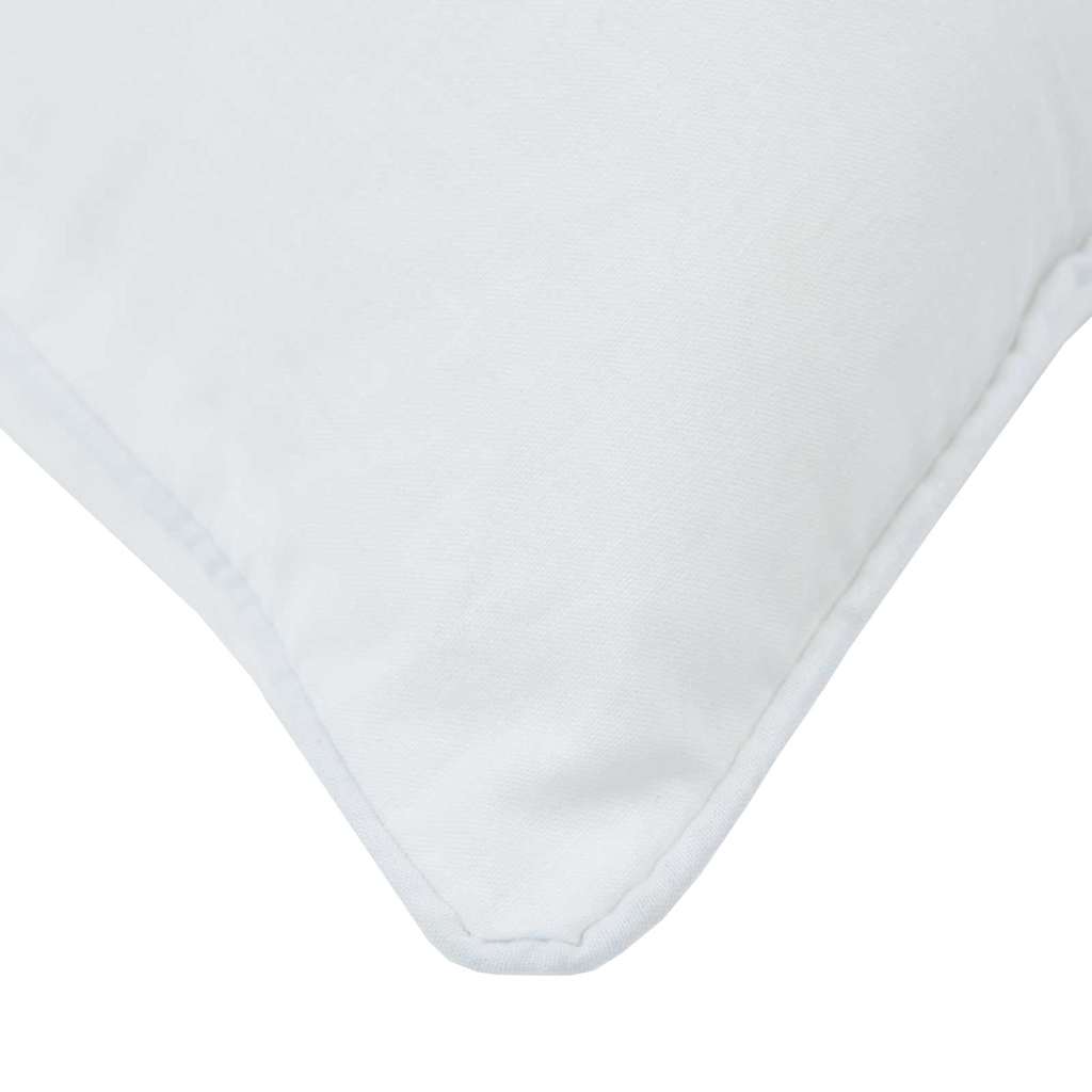 Hovedpude 2 pcs Hvid 60 x 60 x 20 cm Bomuld og Polyester