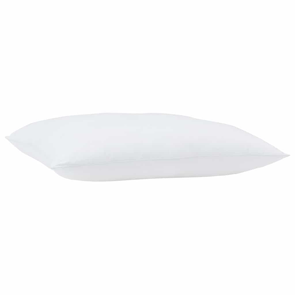 Hovedpude 2 pcs Hvid 80 x 60 x 20 cm Bomuld og Polyester