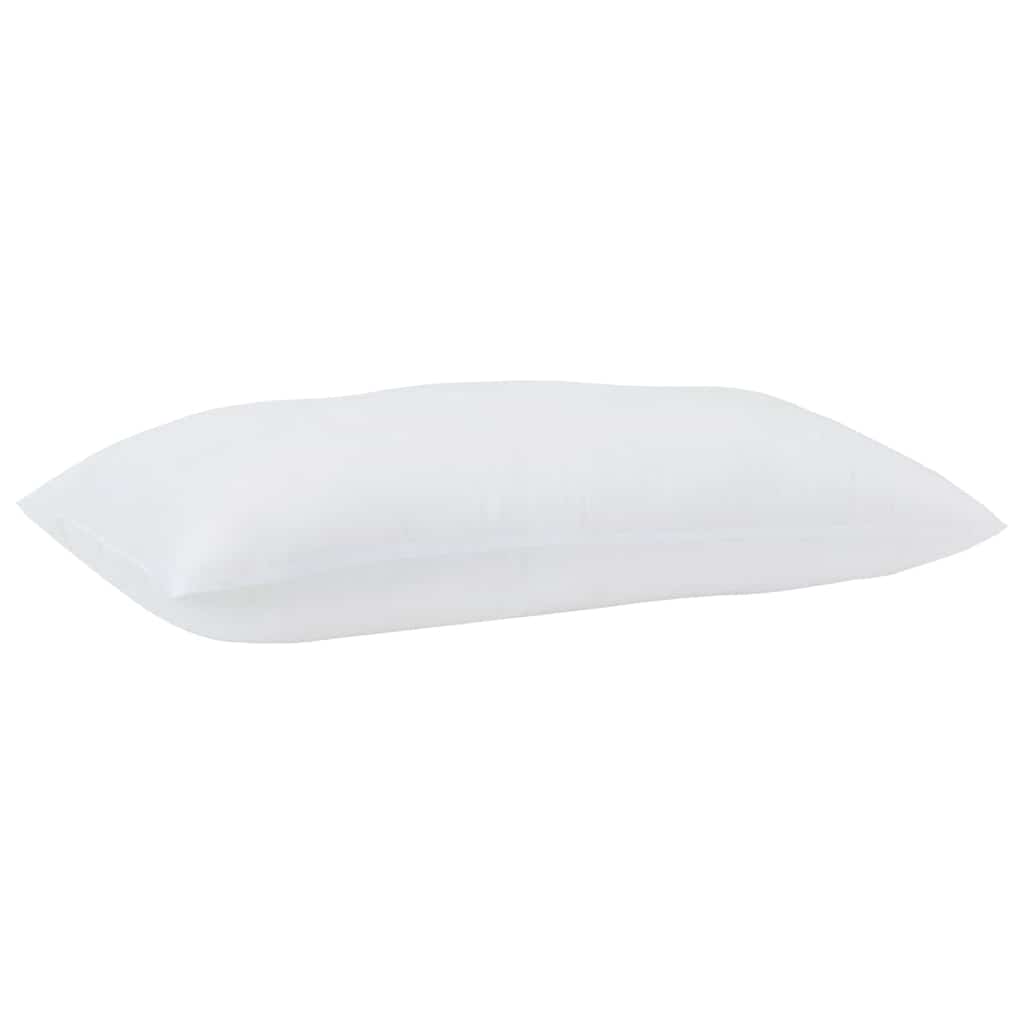 Hovedpude med pude Hvid 80 x 40 x 20 cm Polyester