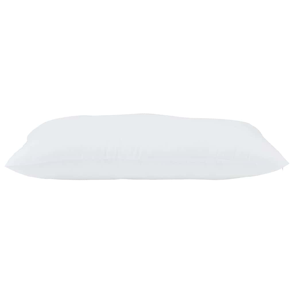 Hovedpude med pude Hvid 80 x 40 x 20 cm Polyester