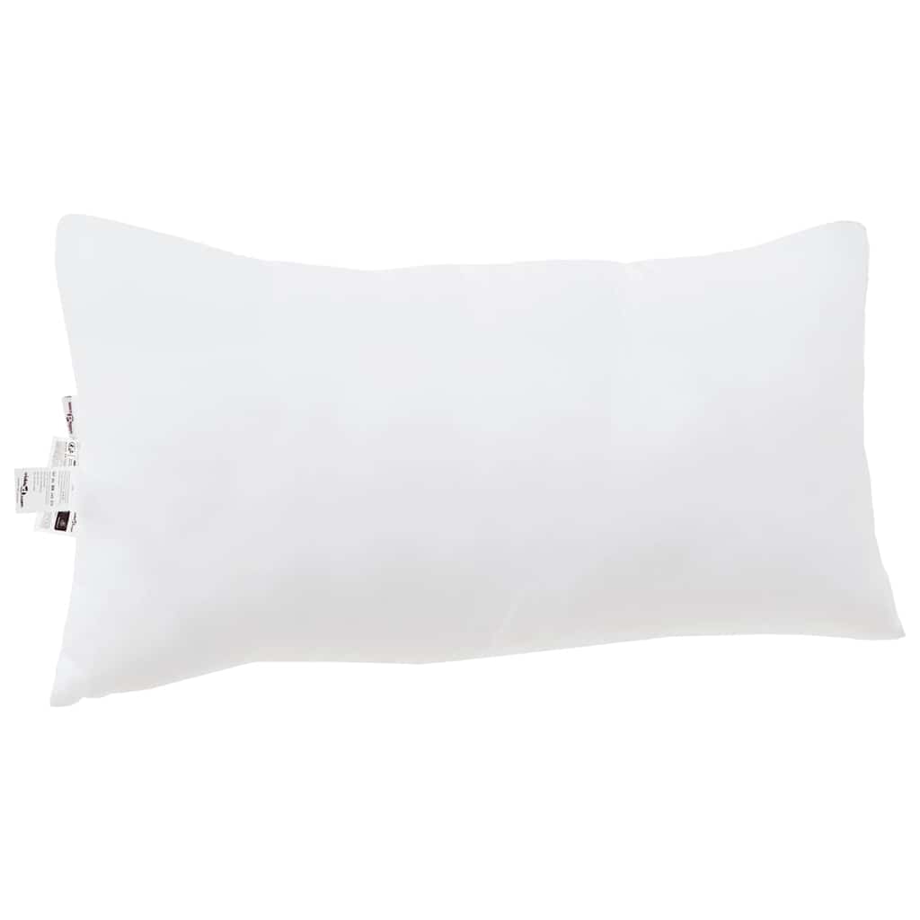 Hovedpude med pude Hvid 80 x 40 x 20 cm Polyester