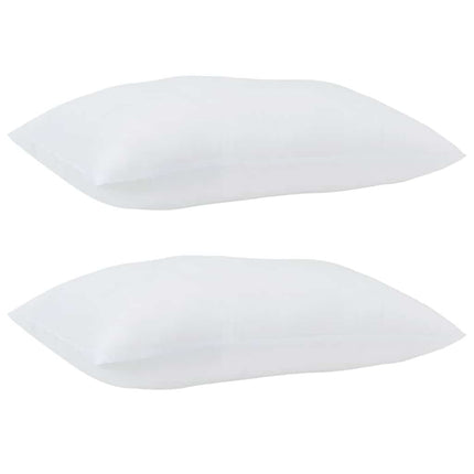 Hovedpude 2 stk. 51 x 31 x 20 cm Polyester Hvid
