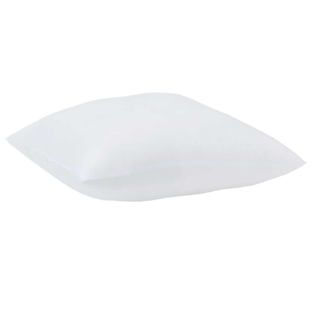 Hovedpude med pude 2 pcs Hvid 41 x 40 x 20 cm Polyester