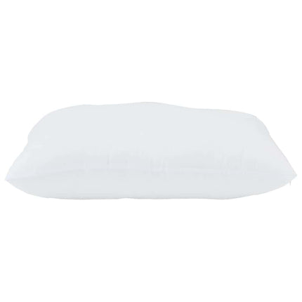 Hovedpude med pude 2 pcs Hvid 41 x 40 x 20 cm Polyester