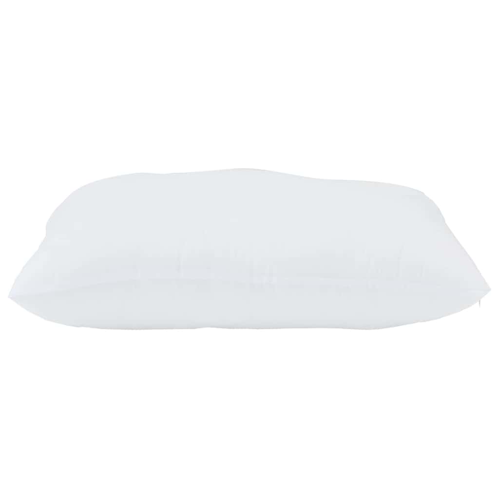 Hovedpude med pude 2 pcs Hvid 41 x 40 x 20 cm Polyester