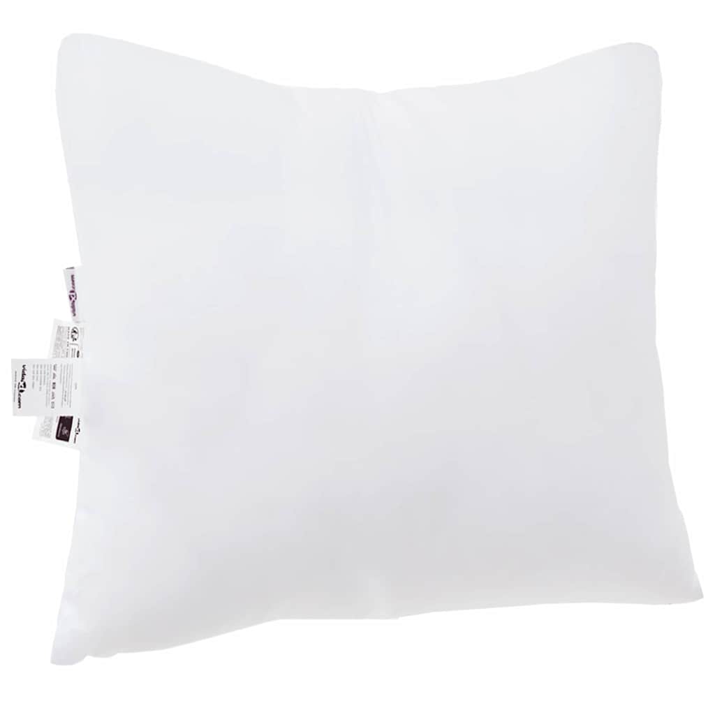 Hovedpude med pude 2 pcs Hvid 41 x 40 x 20 cm Polyester