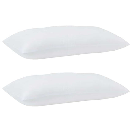 Hovedpude med pude 2 pcs Hvid 81 x 42 x 20 cm Polyester