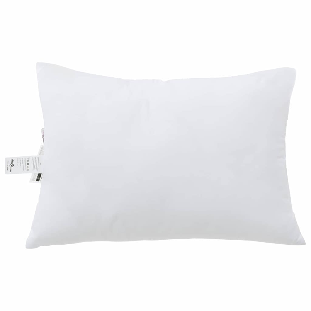Hovedpude med pude 2 pcs Hvid 61 x 41 x 20 cm Polyester