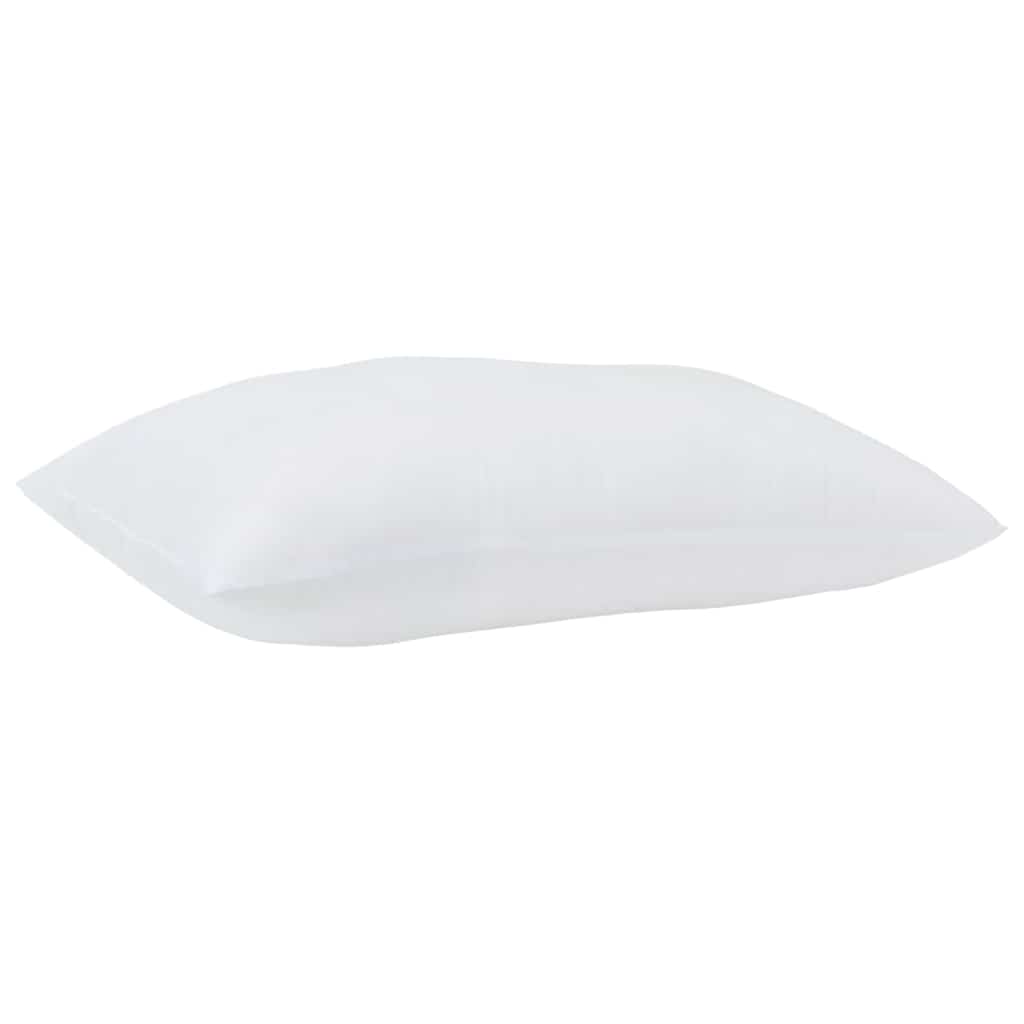 Hovedpude med pude 2 pcs Hvid 61 x 41 x 20 cm Polyester