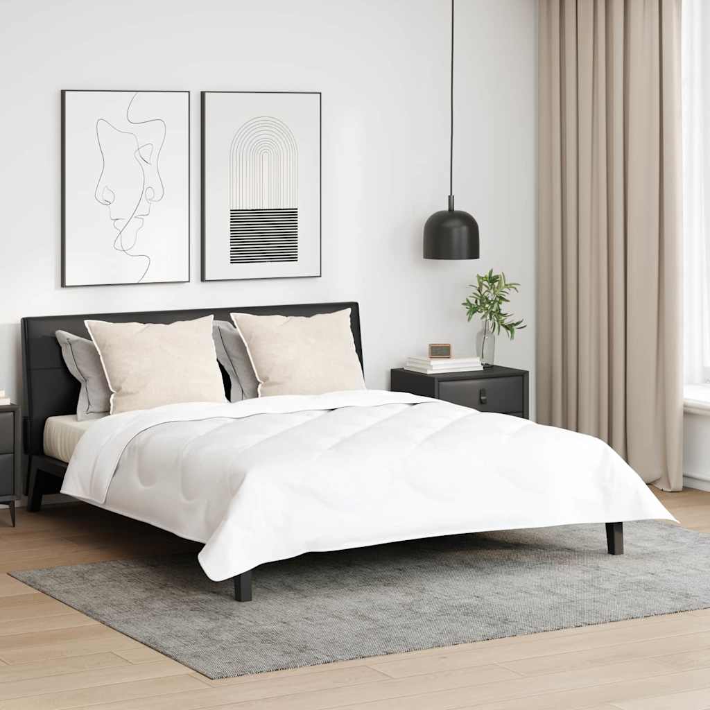 Hovedpude med pude 2 pcs Hvid 61 x 41 x 20 cm Polyester